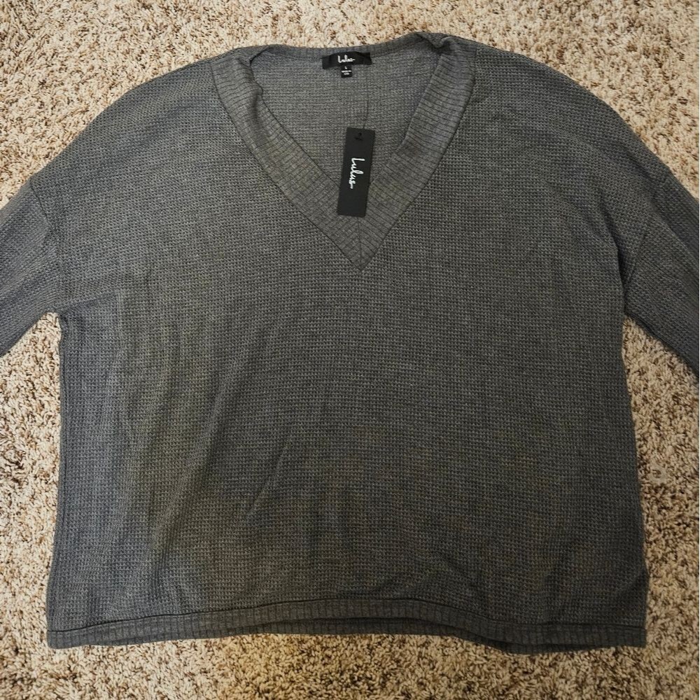 Lulus Knit Balloon sleeve sweater top